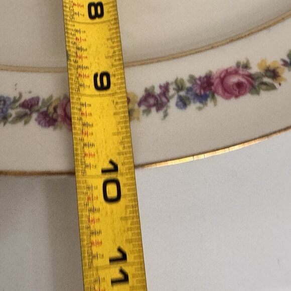Castleton China Manor Oval Platter 10" – Vintage Floral Gold Trim USA - Picture 2 of 7